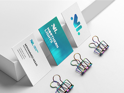 Northern Lights - Business Cards brand identity design business card business card design business cards graphic design