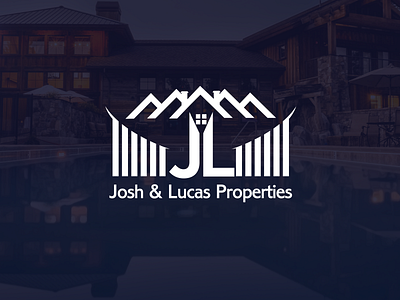 Josh & Lucas Properties Logo Design 3d app brand logos branding design graphic design graphics design illustration logo logos minimalist logo modern logos real estate logos vector