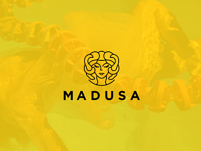 MADUSA 3d logo app brand logos branding business logo custom logo design graphic design graphics design illustration logo minimal logo minimalist logo modern logo professional logo vector