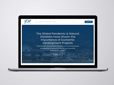 Fountainhead Development Partners - Website Design design layout website