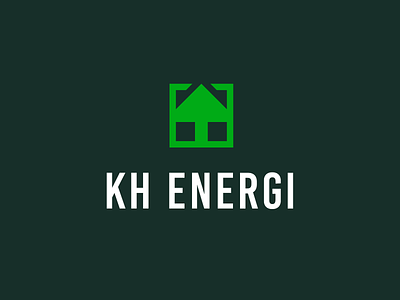 KH ENERGY - Branding arrow branding energy green house identity negativespace