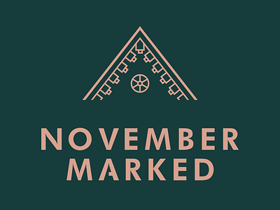 November marked branding identity marked
