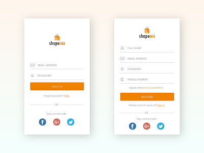 Daily UI challenge #001 sign up