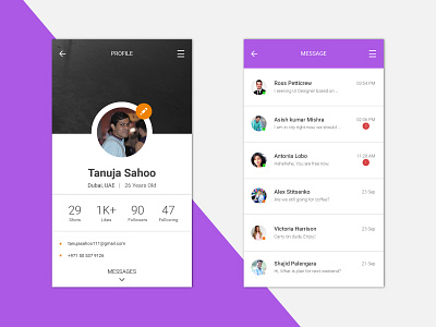 DailyUI Challenge #006 - User Profile