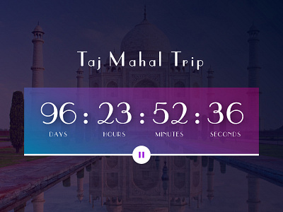 DailyUI Challenge #014 - Countdown Timer