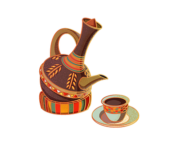 Ethiopia coffee by Yongxin Wen on Dribbble