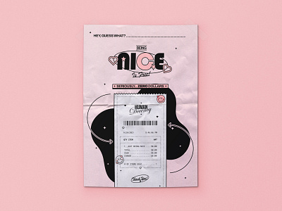 Being Nice is Free A4 Poster