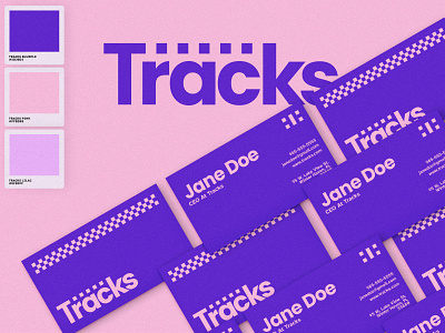 Tracks: Fintech Brand Identity brand identity branding design logo typography vector