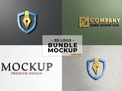 Wall Logo Mockups