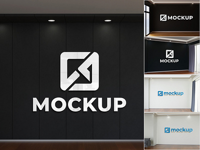 Interior Mockups elegant interior logo logo mockup mockup mockups premium realistic simple