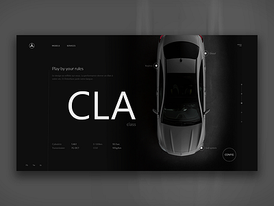 Mercedes-Benz Website Concept
