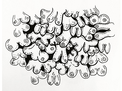 Boobies - 07/08/2015 art artagram artcollective drawing pigmamicron sketch