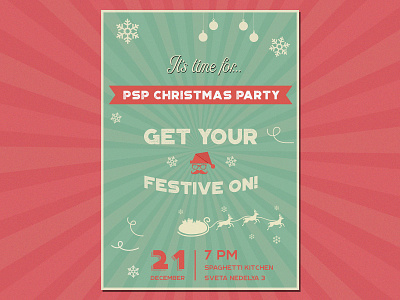 Christmas Party Poster