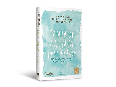 Cover design of "Canja de galinha para a alma"