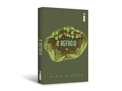 Cover design of "O refúgio"