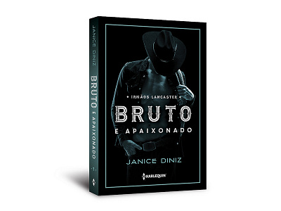 Cover design of "Bruto e apaixonado" book bruto e apaixonado cover harlequin harper collins janice diniz livro publishing