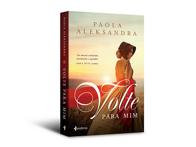 Cover design of "Volte para mim" book capa cover editora essência editorial livro paola aleksandra publishing volte para mim