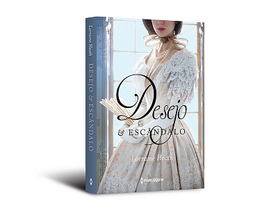 Cover design of "Desejo e escândalo" beyond scandal and desire book capa cover desejo e escândalo editorial harlequin livro lorraine heath