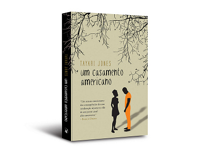 Cover design of "Um casamento americano"