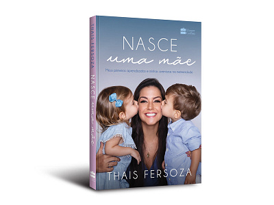 Cover design of "Nasce uma mãe" book capa cover cover design editorial harper collins livro nasce uma mãe publishing thais fersoza