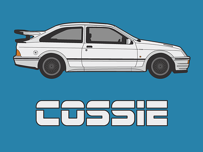 Cossie 80s car cossie cosworth ford sierra