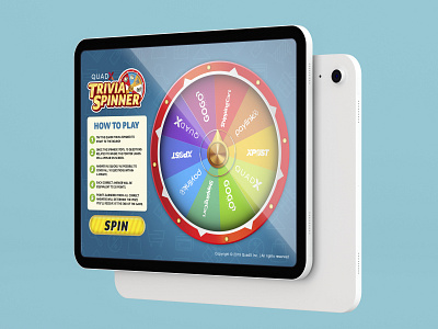 QuadX | Trivia Spinner App UI/UX