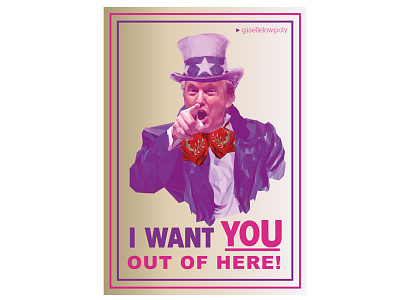 " I WANT YOU OUT OF HERE" america democracy donaldtrump inmigration latinamerica politics president unclesam unitedstates