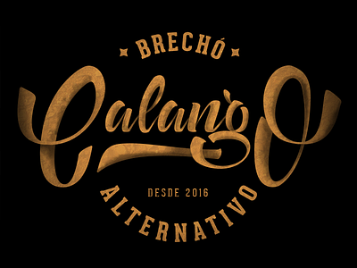 Calango Brechó alternative alternativo branding brechó calango handmadefont letter lettering logo