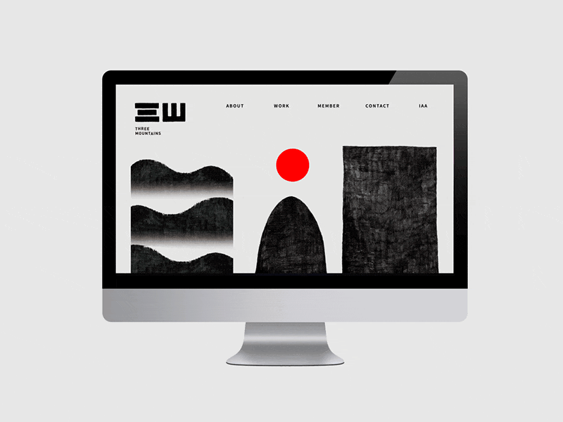 Three Mountains web design