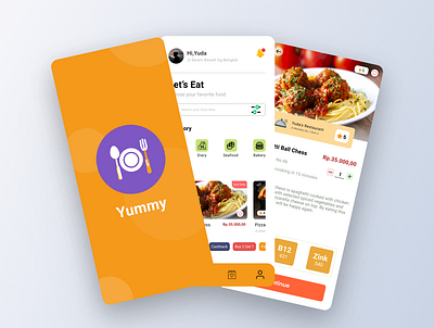 Home Delivery Food App app design graphic design illustration ui ux vector