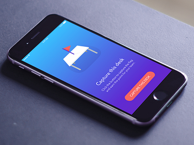 Capture the Desk app capture desk flag ios iphone mockup video