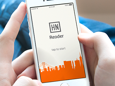 Hacker News Reader app francisco gfx gui hacker hn ios news reader reading san ui