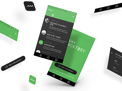 Hacktory android app hacktory ios ui
