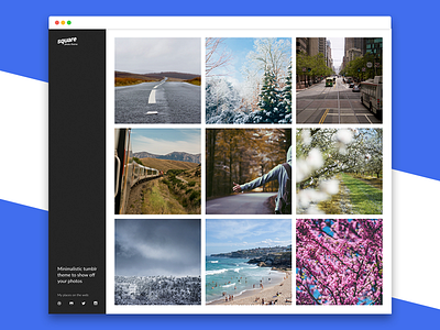 Square Theme - Tumblr