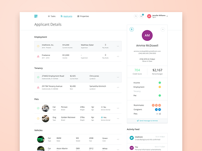 Applicant Details applicants intellirent mobile rent ui