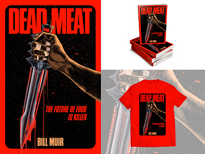 Dead Meat branding drawing graphic design illustration poster art