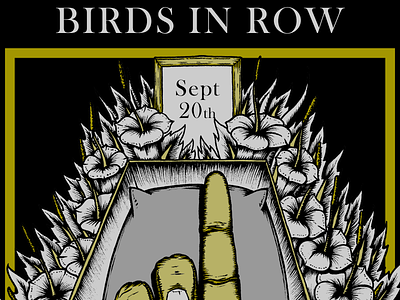 Birds In Row admat band birds in row deathwish inc drawing french hardcore illustration punk summer summer drinks tour
