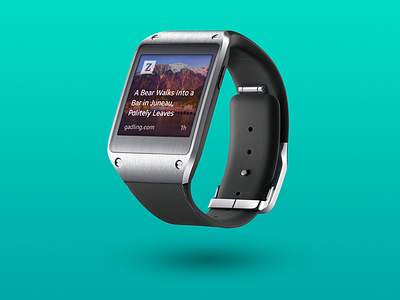Zite on Your Wrist android galaxy gear samsung ui watch wearables zite