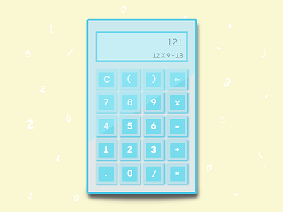 Calculator #dailyui #oo4