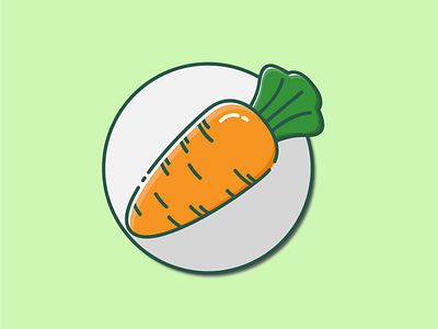 App Icon #dailyui #005 app carrot dailyui healthy icon logo nutrition ui ux