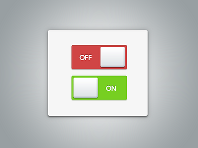 On/Off Switch #dailyui #015 button clean dailyui off on slide switch ui