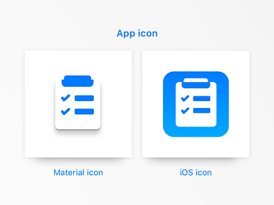 App Icon for Task Management System android app blue checklist clean icon illustration ios material task ui ux