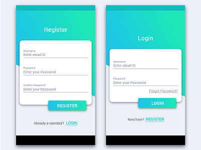 Login and Register