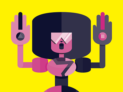 Stronger Than You garnet illustration steven universe vector