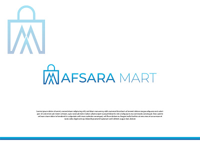 Afsara Mart Logo 3d animation branding design graphic design icon illustration illustrator logo logo design motion graphics ui vector