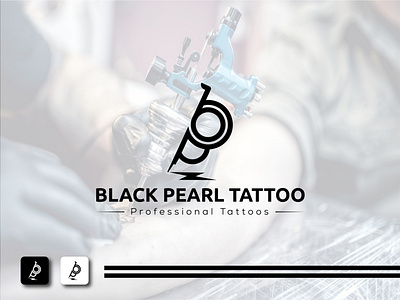Black Pearl Tattoo Logo branding design graphic design icon illustration illustrator logo logo design ui vector