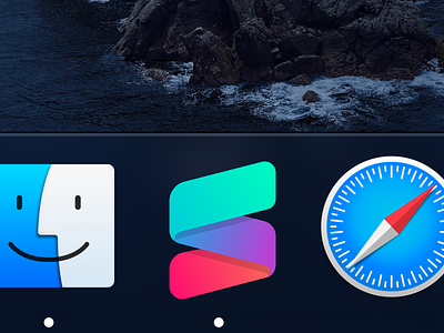 SameSame Icon app apple branding design dock finder icon logo macos macos icon macosx vector