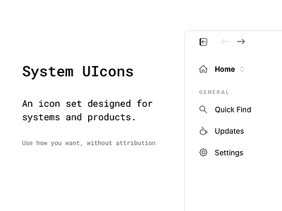 System UIcons - Free Icon Set
