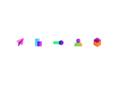 Duo-Gradient Icons