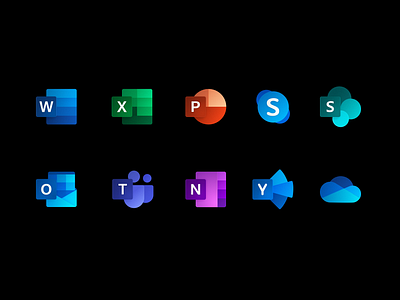 Microsoft Office Fluent Icons by Corey on Dribbble